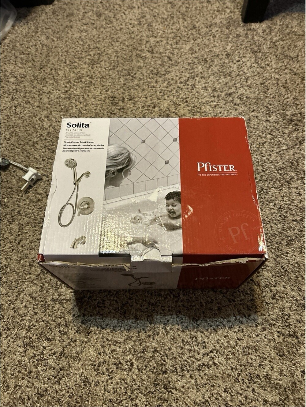 Pfister Tub And Shower Kit . Missing Faucet 8P8-SOKK